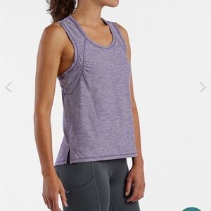 Title Nine Grace Racerback Tank Small Purple